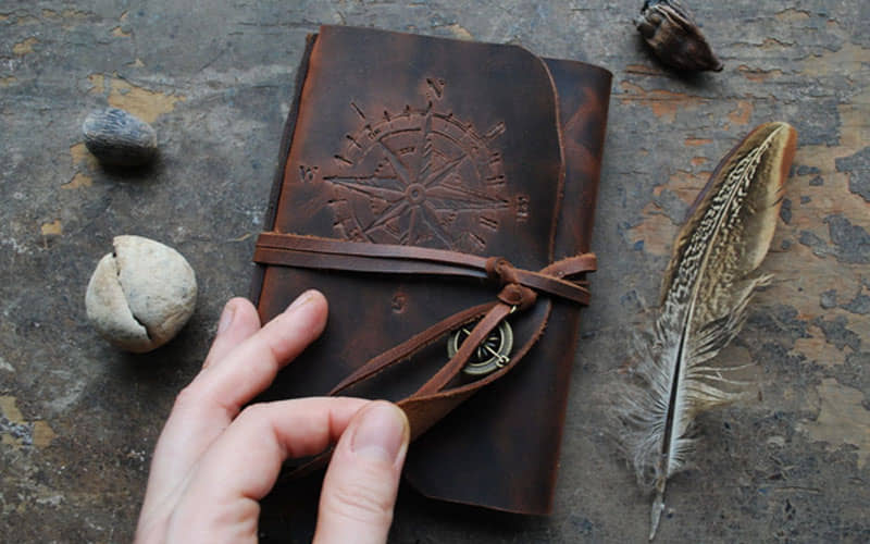 A5 Full Grain Premium Leather Journal Notebook